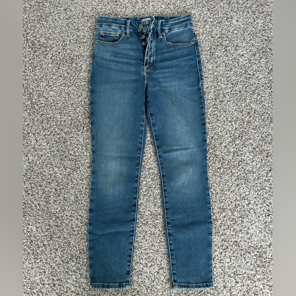 Good American Blue Women Jeans Size 4/27